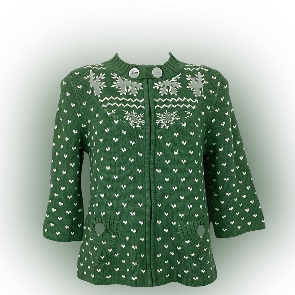 NWT- CG zip front cardigan